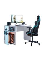 Mesa P/ Escritório E Gamer Branco/branco (38755)