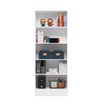 Mesa P/ Escritório E Gamer Branco/branco (38755) + Armario Gamer Branco/branco (40955)