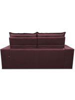 Sofá Retrátil E Reclinável 2,30m Essence Velusoft Vinho Cama Inbox