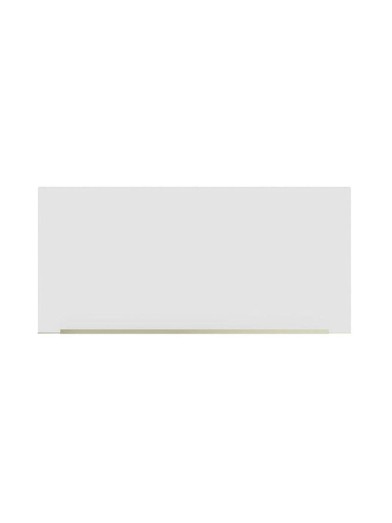 Armário aéreo 70 cm 1 porta branco/branco veludo lux madesa