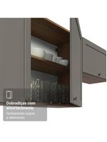 Armário aéreo 35 cm 1 porta  vik madesa