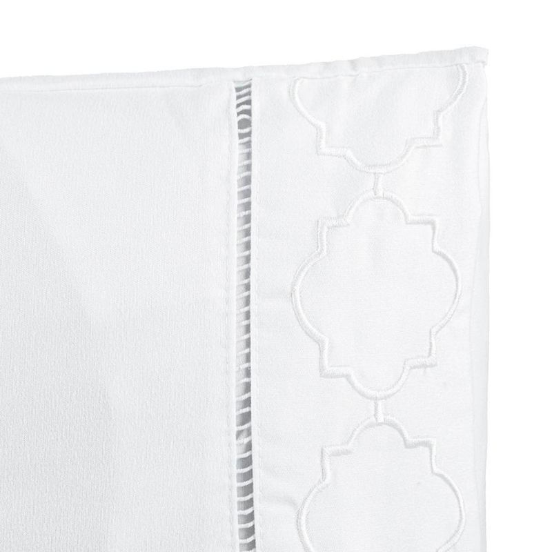 Jogo cama lençol santoro casal padrão micropercal 300 fios 4 peças - branco