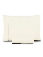 Jogo cama lençol home basic solteiro 180 fios c/ ponto palito 2 peças - palha
