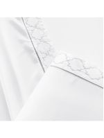 Jogo cama lençol santoro queen micropercal 300 fios 4 peças - branco