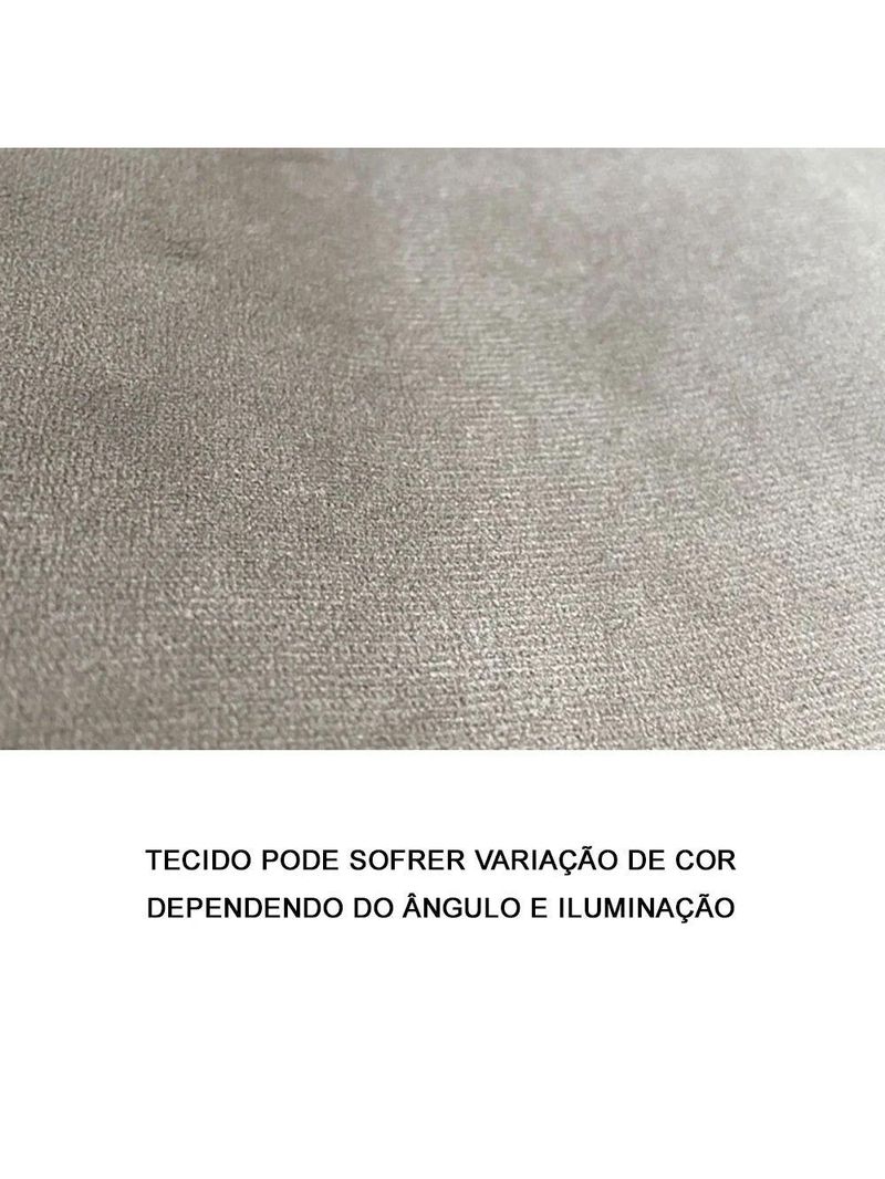 Sofá Living átila 2,30m 4 Lugares Em Veludo Bege