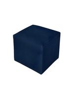 Poltrona Decorativa Amamentação Balanço E Puff Bebê Suede Azul Marinho