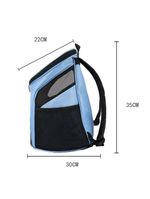 Mochila Passeio Caes Gatos Bolsa Transporte Pet Dog Bag Viagem Canguru Cachorros Petshop Azul