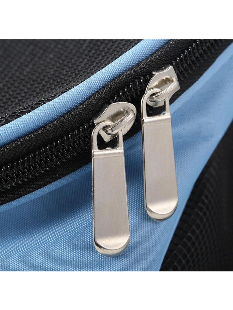 Mochila Passeio Caes Gatos Bolsa Transporte Pet Dog Bag Viagem Canguru Cachorros Petshop Azul