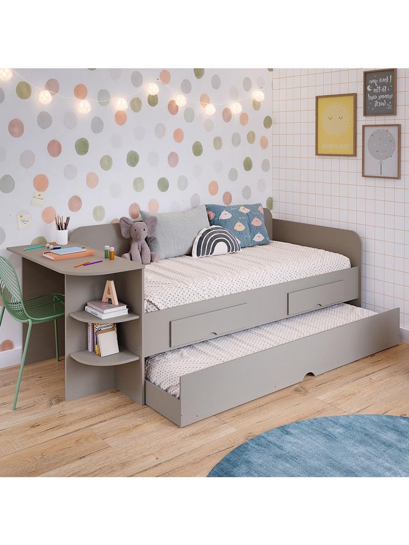Sofá Cama Helena Fendi Com Escrivaninha - Permóbili Baby Fendi
