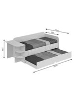Sofá Cama Helena Fendi Com Escrivaninha - Permóbili Baby Fendi