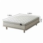 Jogo cama lençol fiore solteiro estampado 180 fios 100% algodão com babadinho 2 peças azul floral