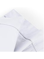 Jogo cama lençol home basic king 180 fios c/ ponto palito 4 peças - branco