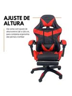 Cadeira Gamer Stillus Ergonômica Com Apoio Para Os Pés
