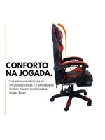Cadeira Gamer Stillus Ergonômica Com Apoio Para Os Pés
