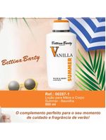 Loção hidratante para mãos e corpo bettina barty summer baunilha