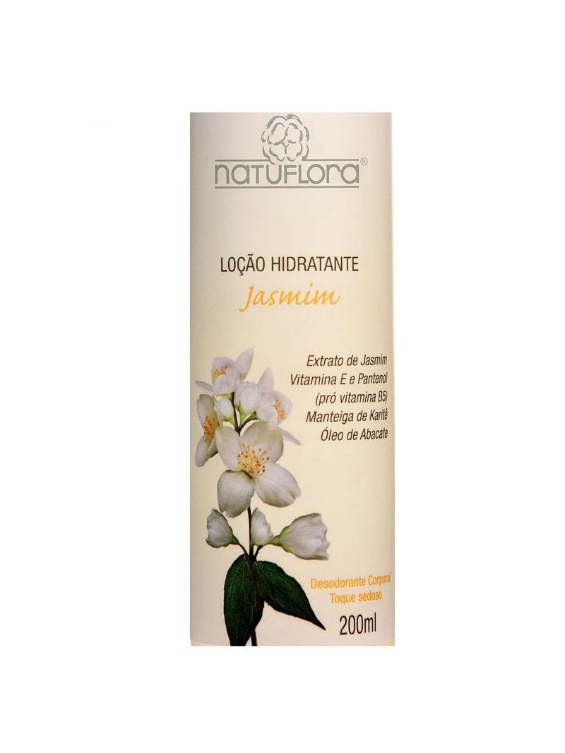 Loção hidratante deo corporal natuflora - jasmim