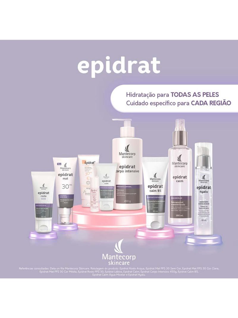 Hidratante corpo intensivo  epidrat  - mantecorp skincare