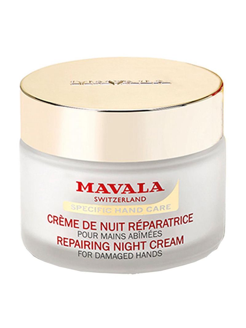 Creme reparador noturno para as mãos mavala repairing night cream