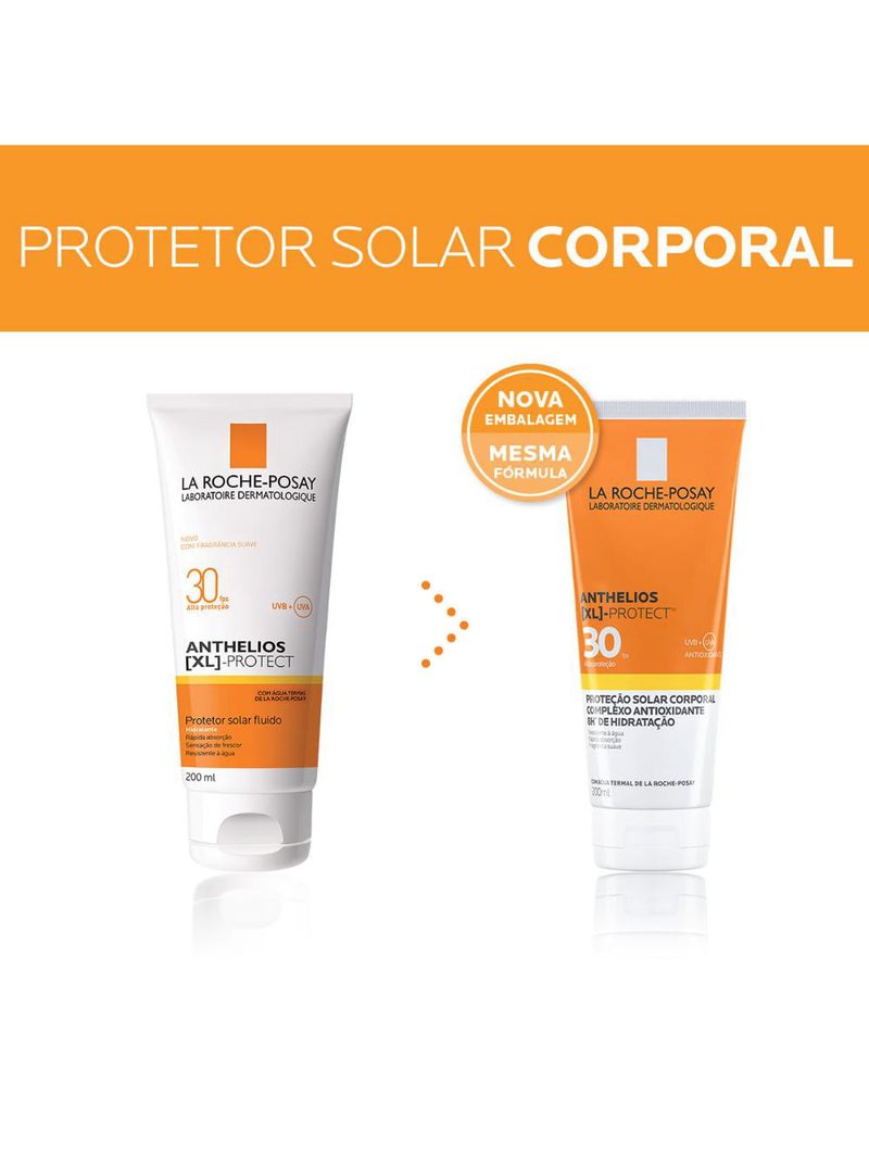 Anthelios xl fps 30la roche-posay- protetor solar fluído
