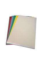 Conjunto 6 (seis) tabuas lisas polietileno - coloridas - 33 x 25