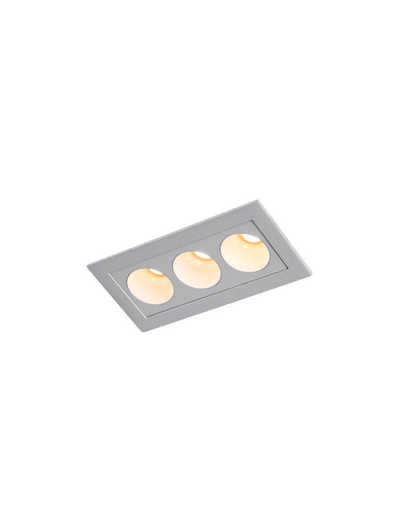 Spot De Embutir Nordecor Downlight Powerus Led Alto Irc 90 6w Bivolt Lente Branca 3000k