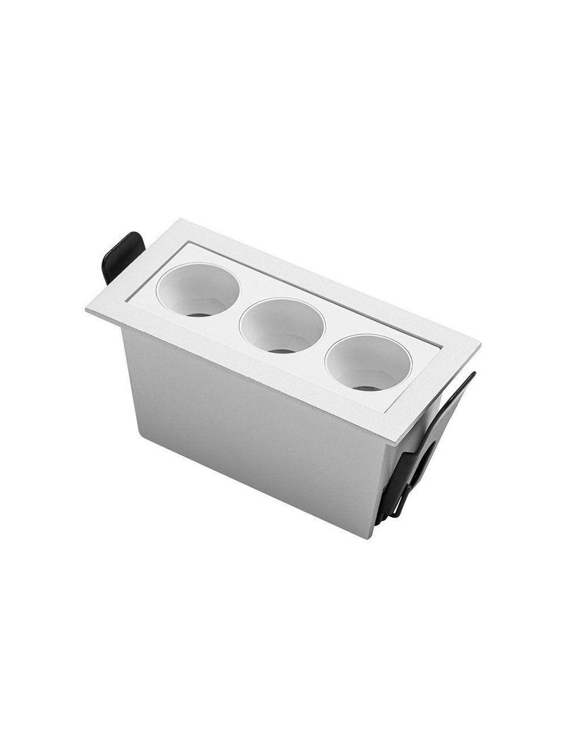 Spot De Embutir Nordecor Downlight Powerus Led Alto Irc 90 6w Bivolt Lente Branca 3000k