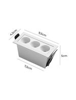 Spot De Embutir Nordecor Downlight Powerus Led Alto Irc 90 6w Bivolt Lente Branca 3000k