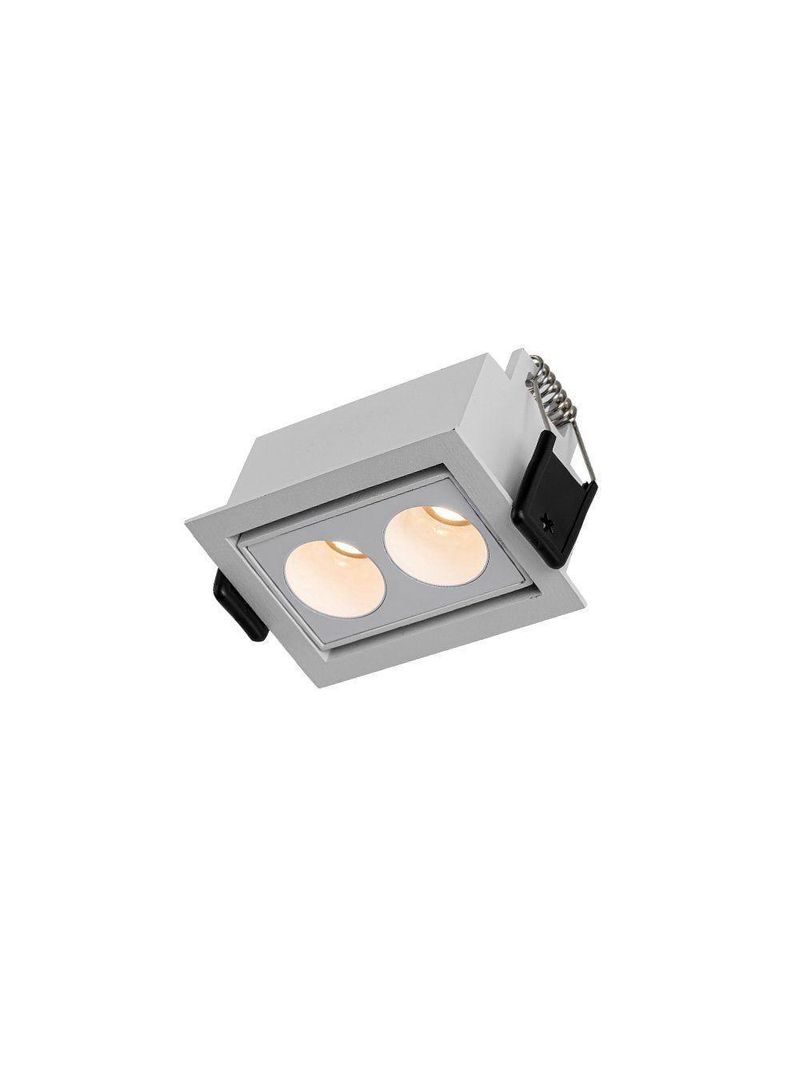 Spot De Embutir Nordecor Downlight Powerus Led Direcionável Alto Irc 90 4w Bivolt Lente Branca 3000k