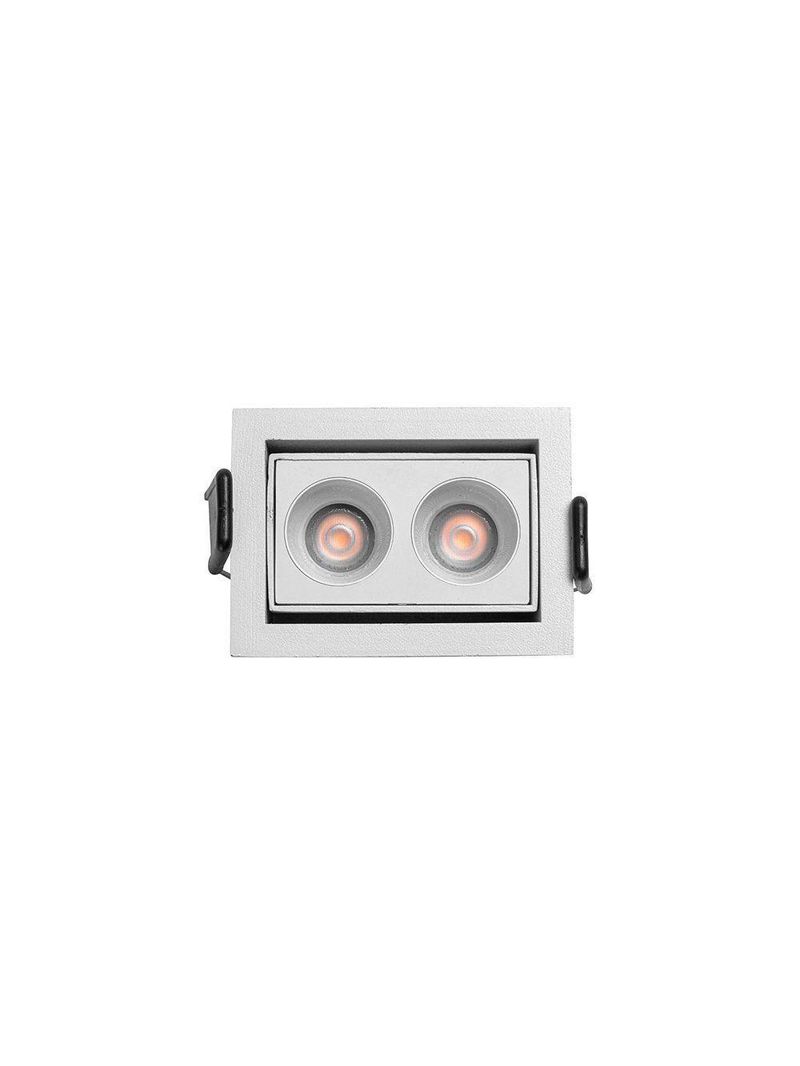 Spot De Embutir Nordecor Downlight Powerus Led Direcionável Alto Irc 90 4w Bivolt Lente Branca 3000k