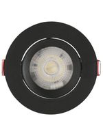 Spot Led Tramontina Redondo 3 W 6500 K Preto Com Luz Branca