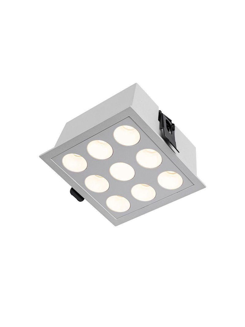 Spot De Embutir Nordecor Downlight Powerus Led Alto Irc 90 18w Bivolt Lente Branca 3000k