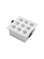 Spot De Embutir Nordecor Downlight Powerus Led Alto Irc 90 18w Bivolt Lente Branca 3000k