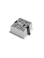 Spot De Embutir Nordecor Downlight Powerus Led Alto Irc 90 18w Bivolt Lente Branca 3000k