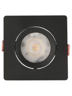 Spot Led Tramontina Quadrado 5 W 6500 K Preto Com Luz Branca