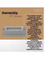 Sofá 2 Lugares Na Caixa Modular Linho Cinza