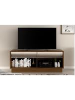 Rack Para Tv Ra2003 Até 42 Polegadas C/ 2 Gavetas E 2 Nichos Natural/off White - Tecno Mobili