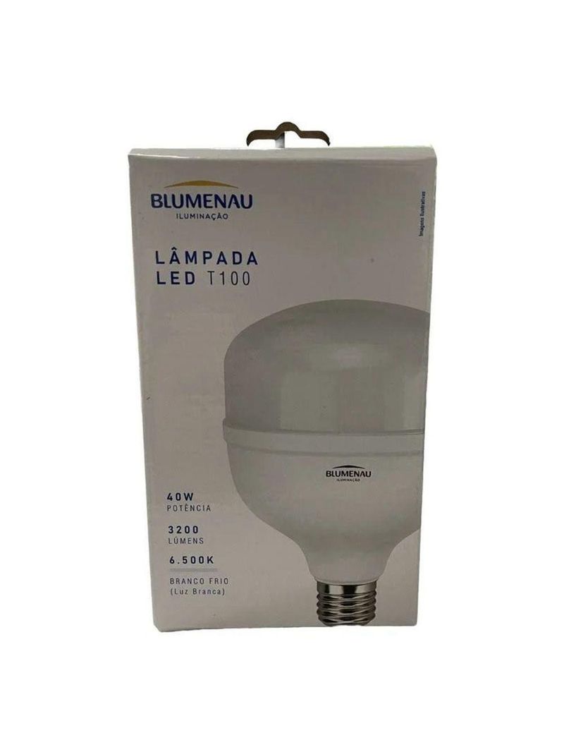 Lampada Led Blumenau T100 40w 6500k Branco - Bivolt