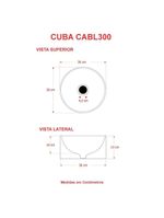 Cuba De Apoio Redonda Bl30w Cinza Matte Fosca Cinza Matte Fosco