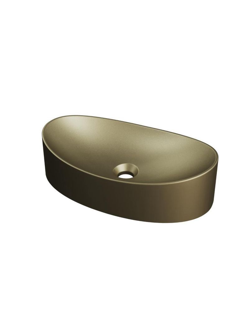 Cuba De Apoio Oval Canoa Bc47w Ouro Velho Matte Fosca Ouro Velho Matte Fosco