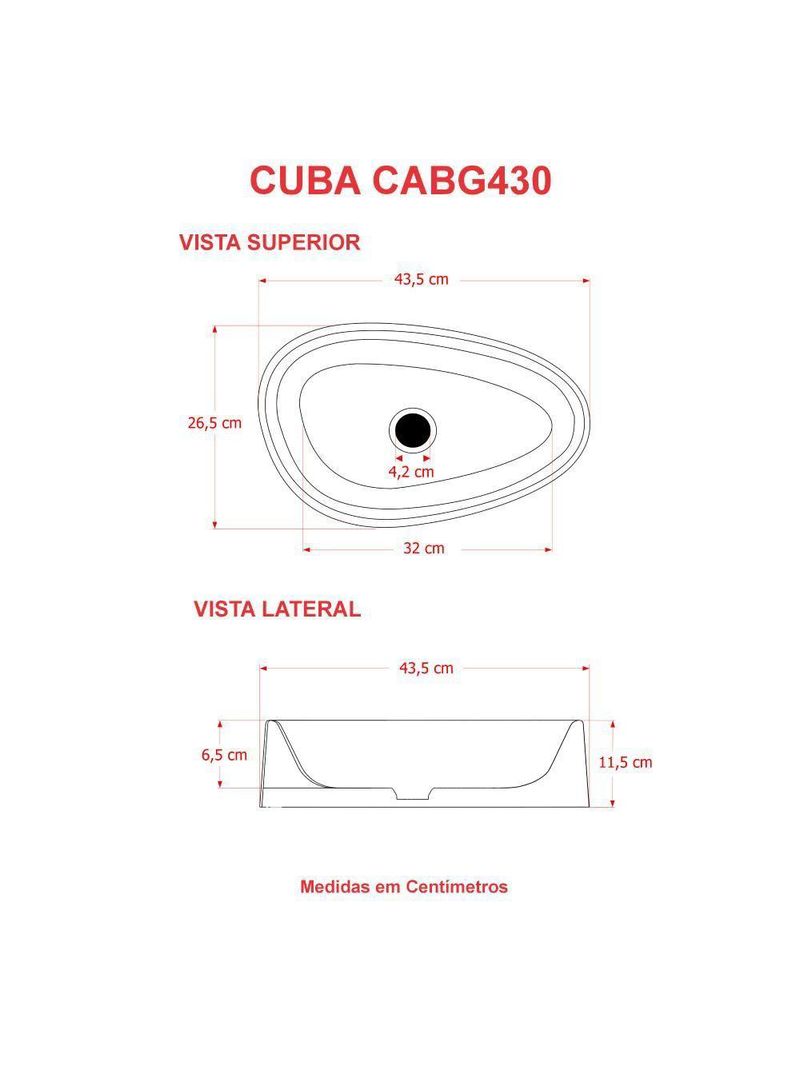 Cuba De Apoio Gota Bg43w Ouro Velho Ouro Velho