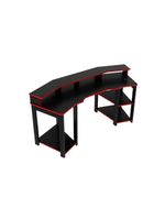 Mesa Computador Gamer ME4167 Preto/Vermelho - Tecno Mobili
