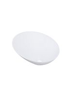 Cuba De Apoio Meia Lua Bm38w Branca Matte Fosca Branco Matte Fosco