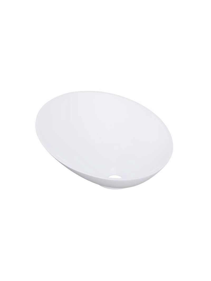 Cuba De Apoio Meia Lua Bm38w Branca Matte Fosca Branco Matte Fosco