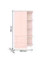 Jogo Completo Quarto De Bebê Arica Rosa Acetinado