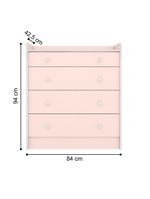 Jogo Completo Quarto De Bebê Arica Rosa Acetinado