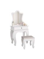 Penteadeira Com Banqueta Laila Luxo Infantil Branco