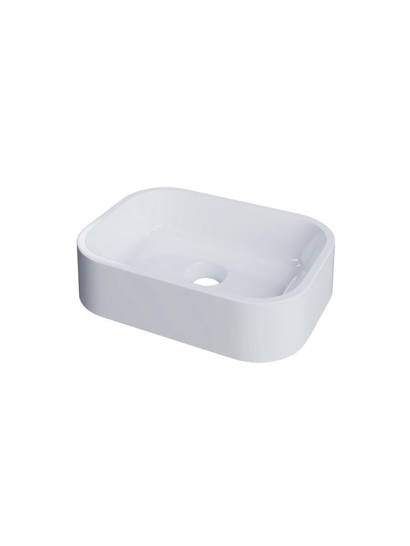 Cuba De Apoio Retangular Br37w Branca Branco Gel