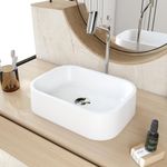 Cuba De Apoio Retangular Br37w Branca Branco Gel