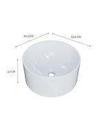 Cuba De Apoio Redonda Bl30w Branca Branco Gel