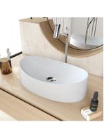 Cuba De Apoio Oval Canoa Bc47w Branca Branco Gel